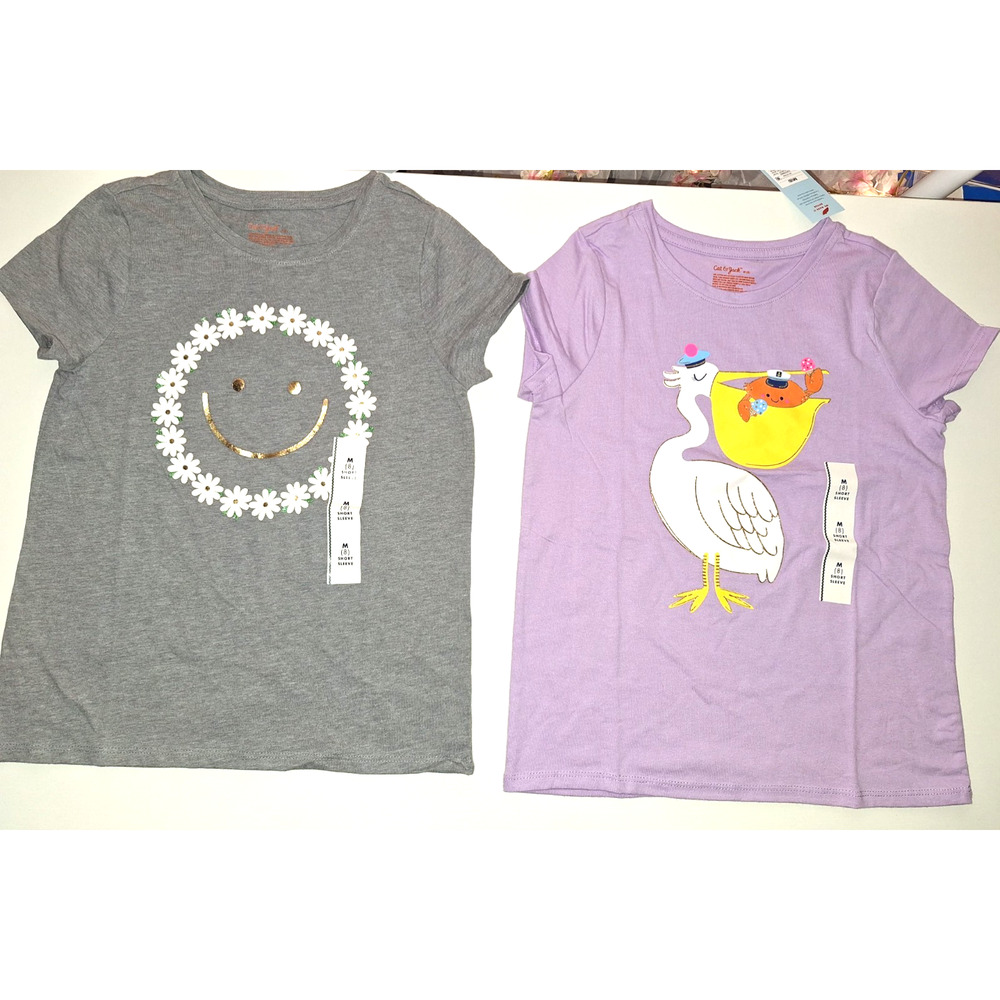 Girls T Shirts Size Medium 2 Piece bundle